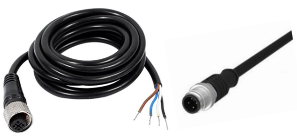 [100068] cable ; vibration ; screened ; PUR ; 4 pin M12 ; 5 pin M12 ; 15 m