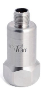 [100134] sensor ; vibration ; temperature output ; premium ; 100 mV/g ; 4 pin M12 ; M6 male ; without cable ; IP67 ; ±80 g ; 30 kHz ; top exit  ( W200 / W300 )
