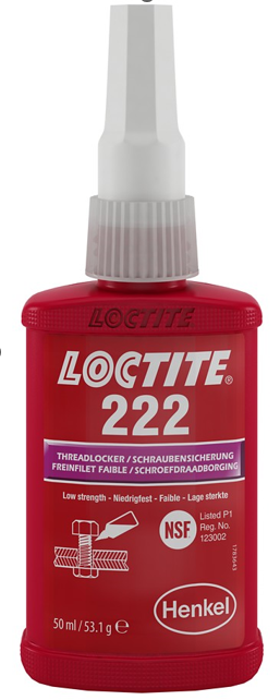 [143282] glue ; Loctite 222 ; threadlocker ; purple ; 50 ml