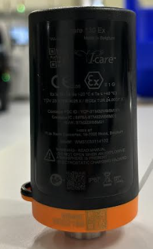 [184046] sensor ; vibration ; W130-NS-G23-EX-EU 70°C ; wireless ; triax vibration + one temperature ; 2 to 10 kHz ; studs non included ; IP67 ; ATEX ; top exit